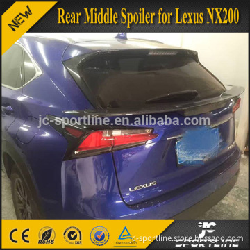 HM Style Carbon Fiber Sport 5D Rear Middle Spoiler for Lexus NX200 15-16